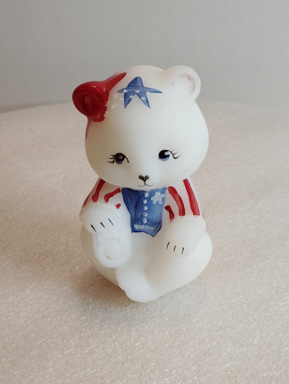 Vintage 2001 Fenton Stars & Stripes Bear